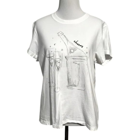 Abercrombie & Fitch Tops - Abercrombie & Fitch | NWOT Graphic Short Sleeve T-Shirt in White Size Large